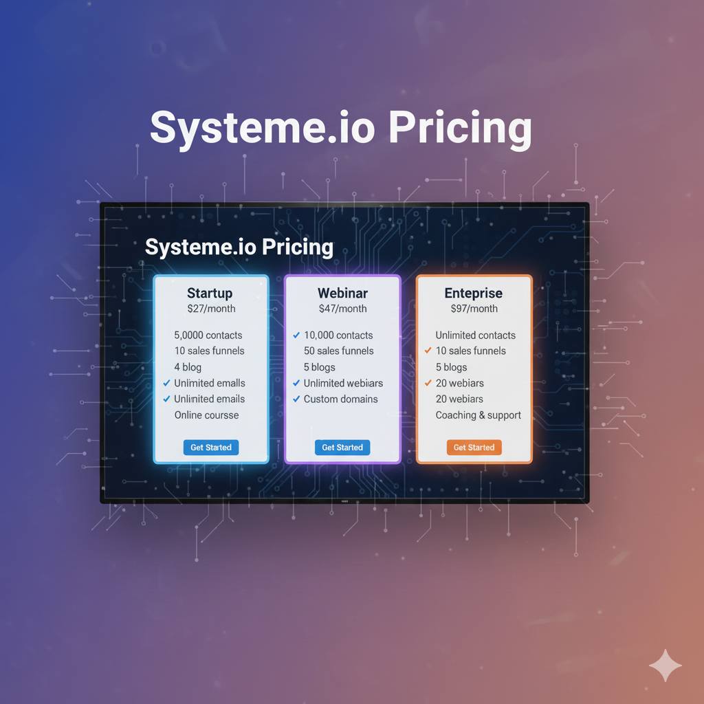 Systeme.io Pricing