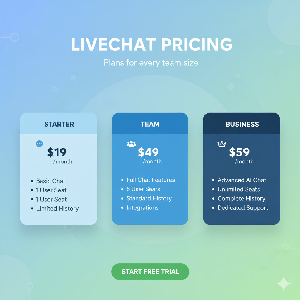 Livechat Pricing