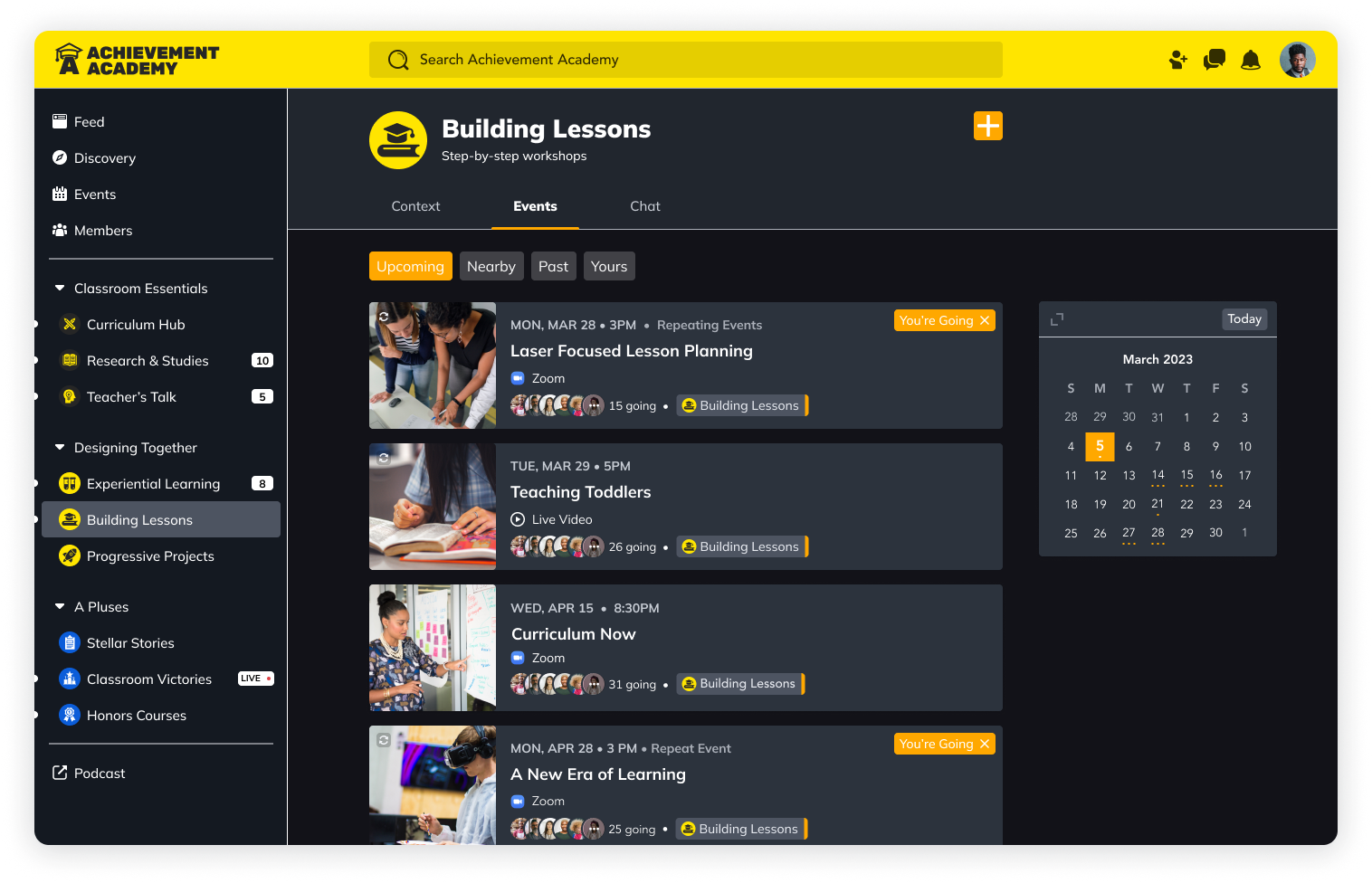 Mighty Network Dashboard